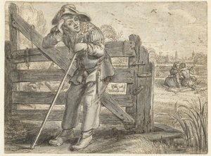De waanzinnige liefde van Dikke Leendert en Lijsje Teunis, met Joncker Maerten