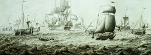 Schepen in Woelige Wateren