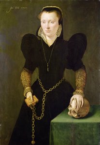 Katheryn van Berain (1535-91) 1568 door Adriaen van Cronenburgh