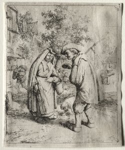 Man in Gesprek met een Vrouw