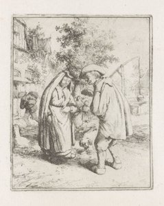 Man en vrouw in gesprek