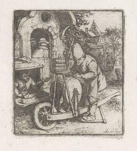 Messenslijper aan het werk bij een schoenmaker