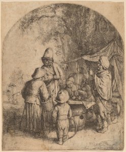 Kwaksalver door Adriaen van Ostade