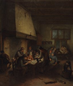 Tafereel in een taverne, vroege 1660s