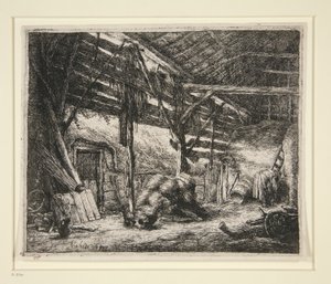 De Schuur door Adriaen van Ostade