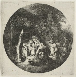 De moordenaars door Adriaen van Ostade