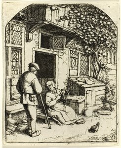 De Vrouw die een Spoel Wikkelt