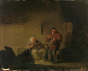Twee boeren en een zingende vrouw