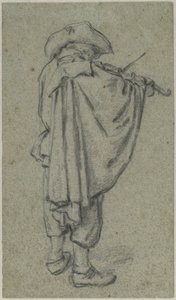 Vioolspeler door Adriaen van Ostade