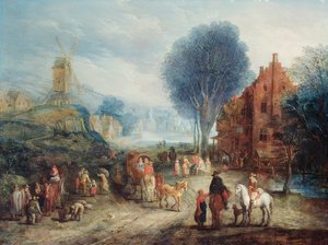 Landschap door Adriaen van Stalbemt
