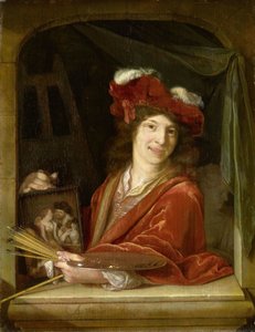 Een jonge schilder