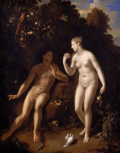 Frans: Adam et Ève près de l