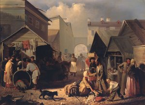 Verfrissingskraam in Sint-Petersburg, 1858