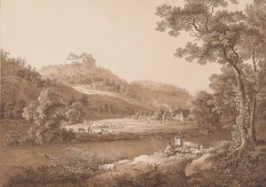 Kasteel Augustusburg gezien vanaf de rivier