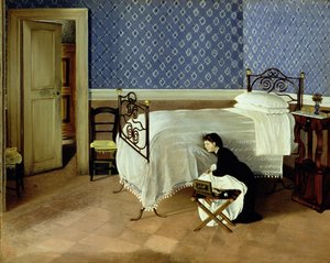 Interieur met een Figuur