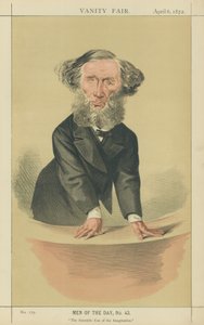 Professor John Tyndall (kleurenlitho)