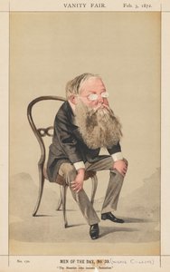 Vanity Fair: Mannen van de Dag, nr. 39 De romanschrijver die Sensatie uitvond, 1872