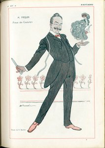 Fantasio: Beroepen, Mode - Kleermaker Couturier, Paquin, 15/06/1907 (gravure)