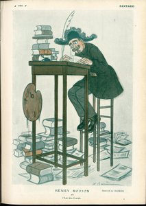 Fantasio, ca. 1912 - Illustratie van A Barrere door Adrien Barrere