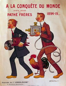 Poster over de Pathe broers: 