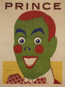 Prins, poster voor Pathe Cinema (1912-1913) door Adrien Barrere