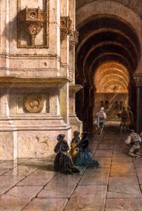 Interieur van de moskee van Córdoba