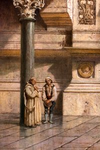 Interieur van de moskee van Córdoba door Adrien Dauzats