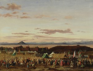 De Inname van Setif tijdens de Verovering van Algerije, 21 oktober 1839 door Adrien Dauzats