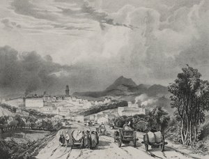 Algemeen Uitzicht op Riom, Auvergne
