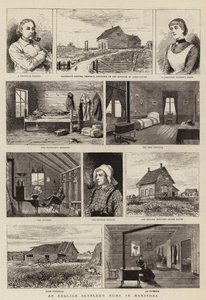 Het Huis van een Engelse Kolonist in Manitoba