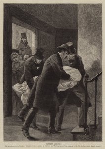 Illustratie voor De Geschiedenis van een Misdaad, door Victor Hugo door Adrien Emmanuel Marie