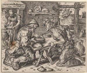 Fabel van de boer en de sater