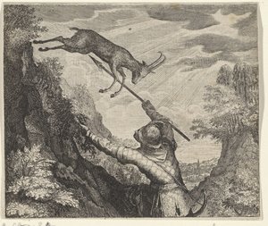 Fabel van de gems en de jager