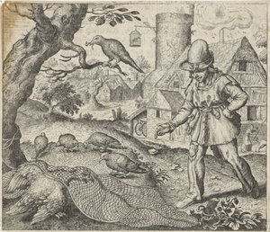 Fabel van de kiekendief en de koekoek
