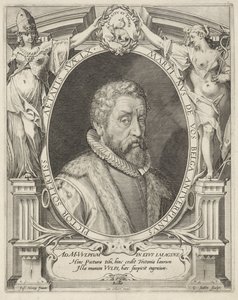 Portret van Maerten de Vos op 60-jarige leeftijd door Egidius  Sadeler (II)