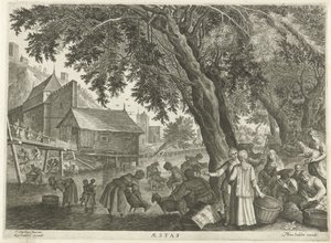 Zomer door Egidius  Sadeler (II)