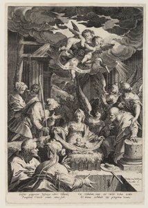 De Geboorte door Aegidius Sadeler II