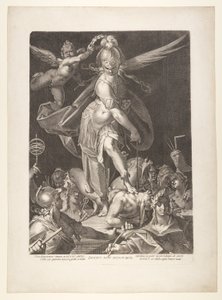 De triomf van de wijsheid door Aegidius Sadeler II