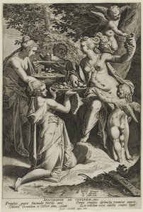 Venus ontvangt geschenken