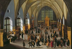 De Beurs van Praag door Aegidius Sadeler or Saedeler