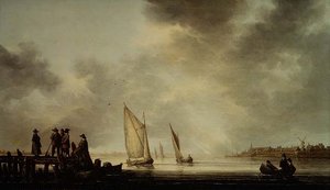 Een rivierlandschap