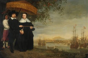 Koopman van de Nederlandse Oost-Indische Compagnie (VOC). Om 1640-60