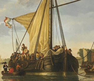 De Maas bij Dordrecht door Aelbert Cuyp
