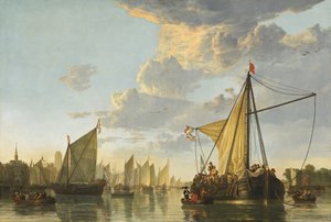 De Maas bij Dordrecht, c. 1650