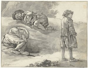 Drie studies van een kleine herder