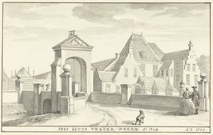 De havezathe Vechterweerd bij Zwolle in 1729