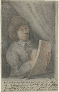 Detail (zelfportret van Constantijn Daniël à Renesse)