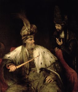Ahasveros en Haman