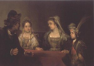 De Verloving van Tobias door Aernt de Gelder
