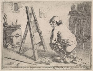 De schijtende kunstenaar door Aert van Waes